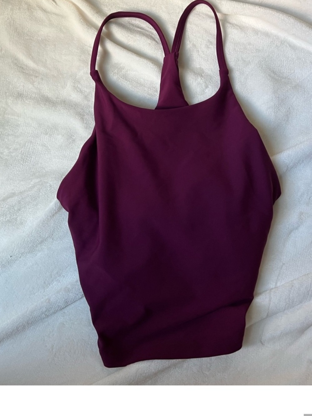 Old Navy Women's Racerback Tank Top in Plum